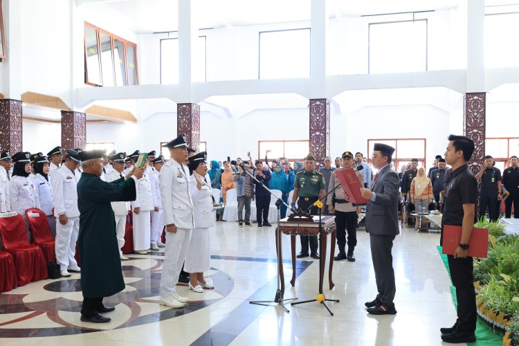 Lantik 60 Peratin, Parosil Mabsus Minta Prioritas Pembangunan Infrastruktur