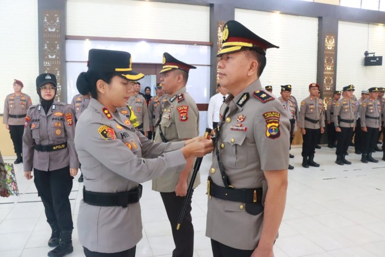 Kapolres Lampung Timur Pimpin Sertijab Wakapolres, Pejabat Utama dan Kapolsek Jajaran