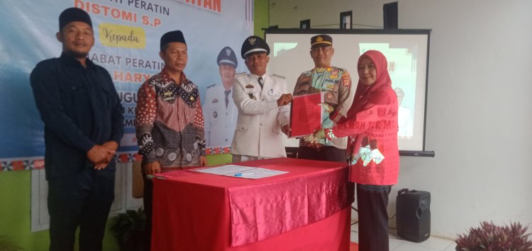 Pelaksanaan Sertijab Pekon Tugu Mulya, Warnai Tangis Haru dan Bahagia
