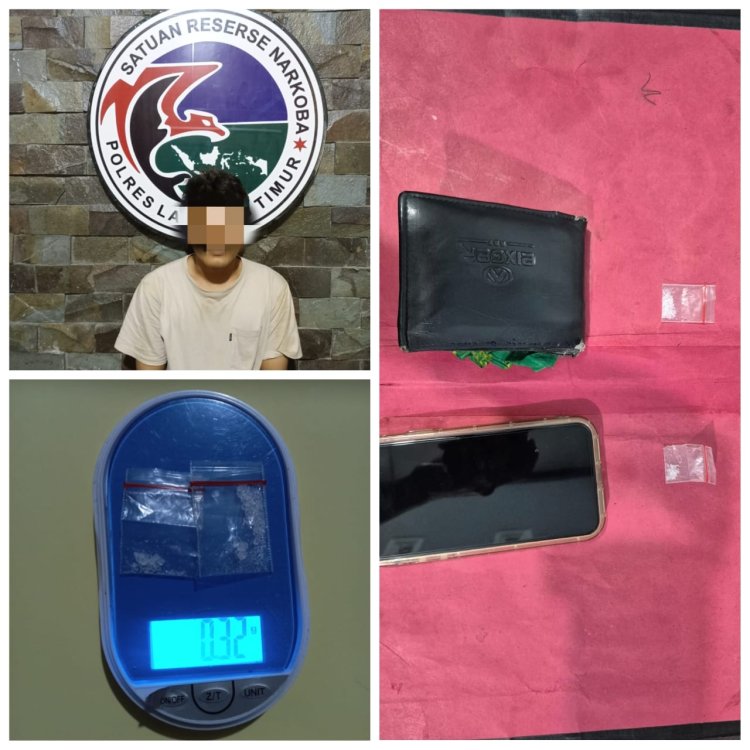Sat Narkoba Polres Lampung Timur Amankan Penyalahguna Narkotika