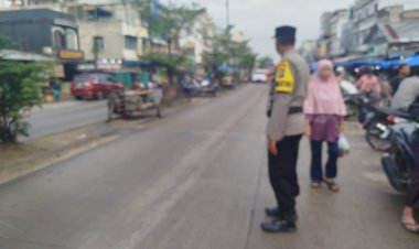 Polsek Bagan Sinembah Gelar Strong Point Pagi, Wujud Kepedulian bagi Pengguna Jalan