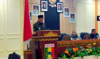 Rapat Paripurna DPRD Tanggamus Penyampaian RAPBD-P 2025, Efisiensi, Pro Rakyat dan Jalan Lurus Perubahan