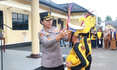 Lepas Tim Pocil, Kapolres Lamtim :"Selamat dan Semangat Bertanding
