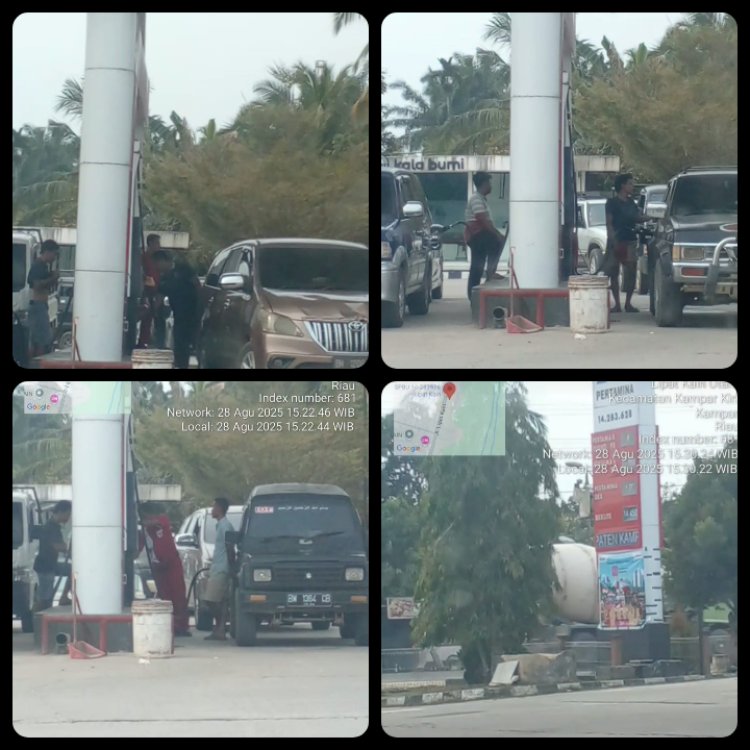 Kapolsek Kampar Kiri "Ciut", Bukti Video Pelaku Penyalahgunaan BBM Subsidi Tak Ditindak