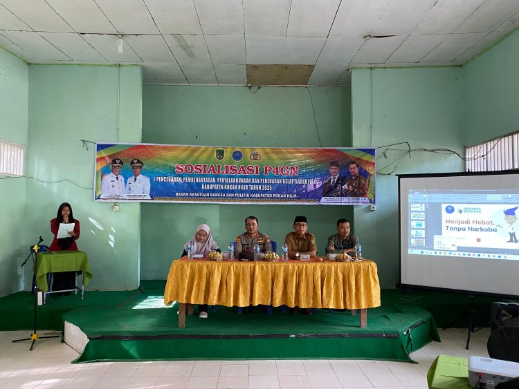 Kapolsek Bangko Pusako Jadi Narasumber Sosialisasi P4GN di SMA Negeri 3