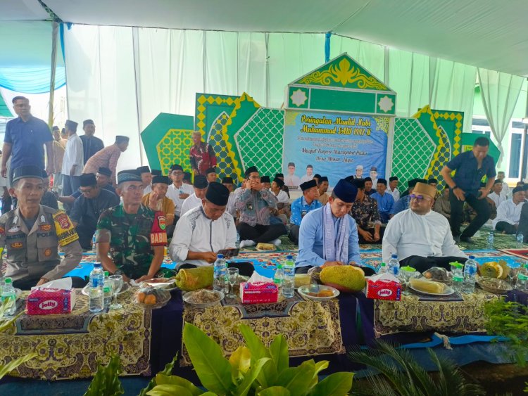 Maulid Nabi Muhammad SAW Desa Mekar Jaya Dihadiri Bupati dan Ribuan Warga Masyarakat