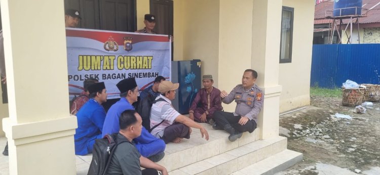 Polsek Bagan Sinembah Gelar Jumat Curhat, Warga Sampaikan Keluhan dan Masukan