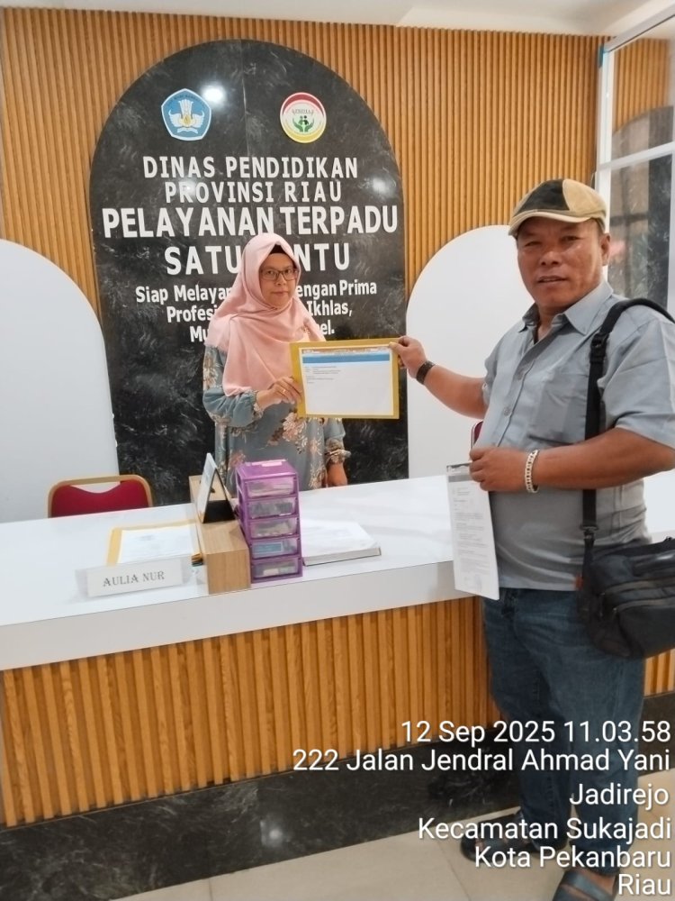 Pembangunan SMAN 17 Pekanbaru Menuai Sorotan, LSM Soroti Aspek Keselamatan dan Legalitas