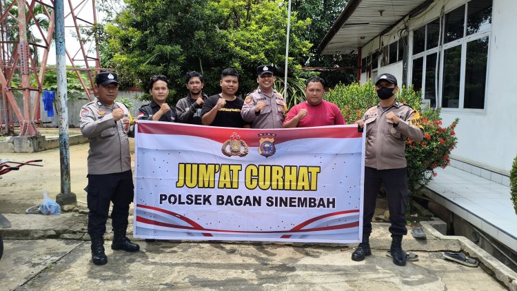 Polsek Bagan Sinembah Gelar Jumat Curhat, Pererat Silaturahmi dengan Warga