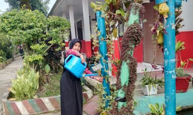 SD Negeri 1 Purajaya Gelar Kerja Bakti Siap Mengikuti Lomba UKS Tingkat Provinsi