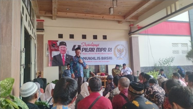 Drs Mukhlis Basri Gelar Sosialisasi Empat Pilar Kebangsaan di Rumah Aspirasi