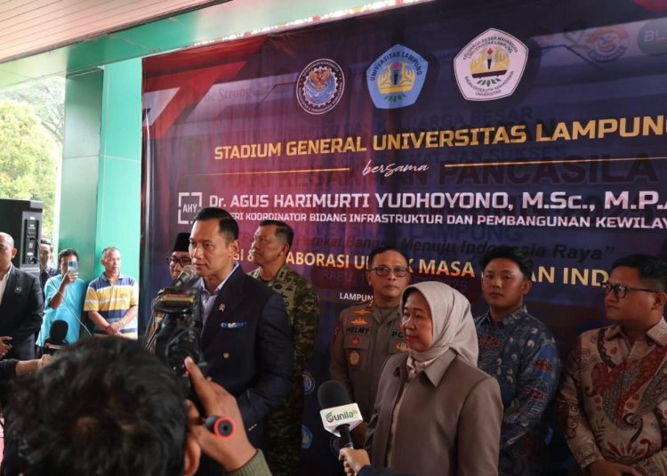 Dampingi Menko AHY, Kapolda Helmy Santika Tegaskan Komitmen Kawal Pembangunan di Lampung