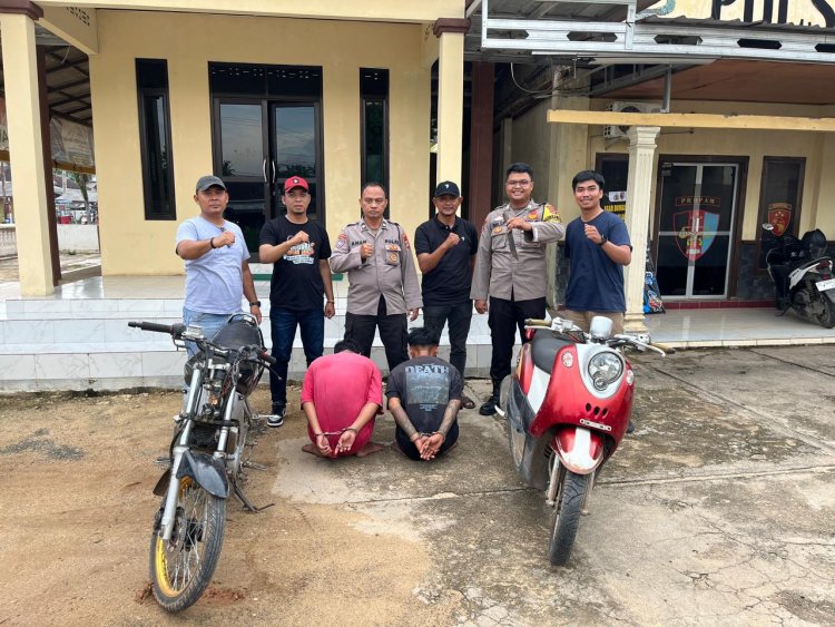Begal Seorang Wanita, 2 Orang Warga Diamankan Polres Lamtim