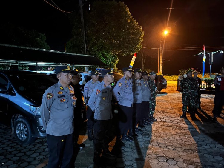 Jaga Kondisi Kamtibmas Jelang Kunker Presiden, Polres Lampung Utara Gelar Patroli