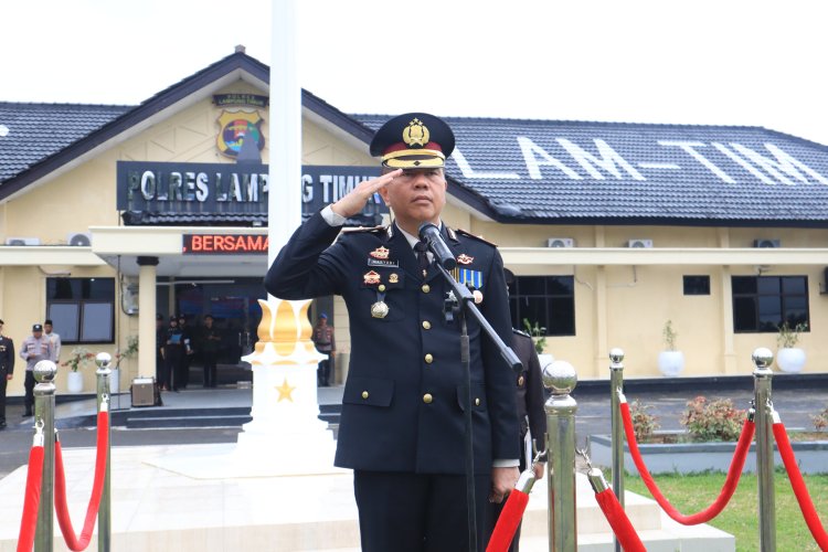 Refleksikan Semangat Persatuan, Polres Lampung Timur Gelar Upacara Khidmat Peringati Hari Sumpah Pemuda ke-97