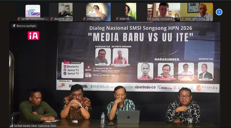 Dialog Nasional SMSI Songsong HPN 2026: Media Baru vs UU ITE