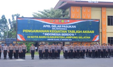 Polda Lampung Siap Amankan Acara Keagamaan Tabligh Akbar Indonesia Berdoa 2025