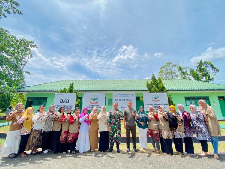 Kegiatan Posyandu Rosella di Kikav 6/RBT Berjalan Lancar, Wujud Sinergi TNI dan Masyarakat