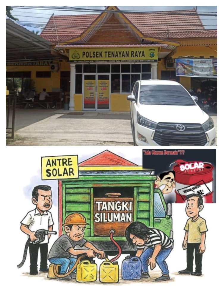 Marak Mafia BBM Subsidi, Larshen Yunus Minta Kapolreta Pekanbaru Copot Kapolsek Tenayan Raya