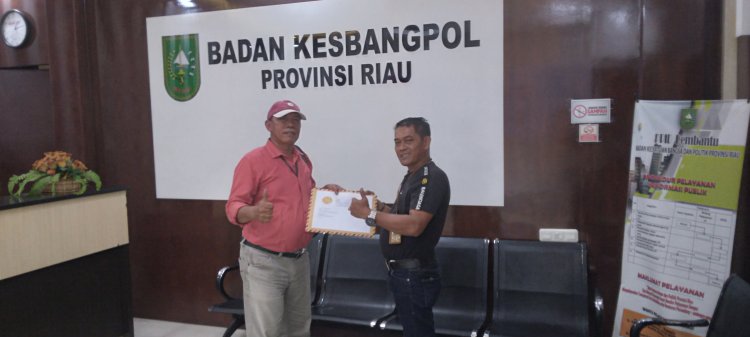 LCI Mulai Proses Resmi: Jajaran PPP Lembaga Cakra Indonesia Ajukan SKT ke Kesbangpol Riau