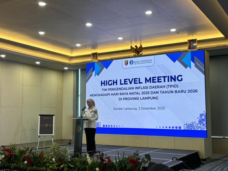 Wabup Mad Hasnurin Hadiri High Level Meeting TPID Lampung Bahas Kesiapan Menghadapi NATARU 2025-2026