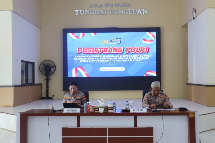 Tim Puslitbang Polri Laksanakan Riset dan FGD di Polres Lampung Timur, Dorong Inovasi Berbasis Data