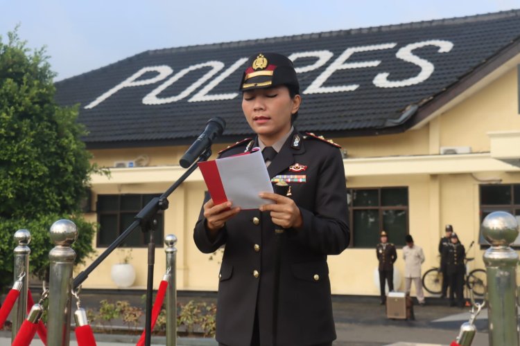 Kapolres Lampung Timur Pimpin Upacara Peringatan Hari Ibu ke-97 Tahun 2025