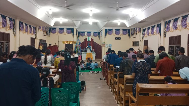 Huria Kristen Indonesia Batas Tambusai Rayakan Natal Bersama Penuh Sukacita