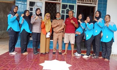 Bhabinkamtibmas Polsek Pekalongan Dukung Program STBM di Desa Gantimulyo