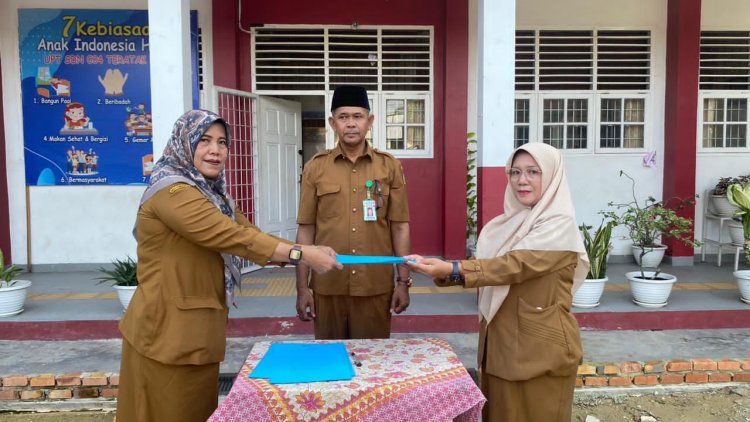 Maidalina S.Pd Resmi Jabat Kepala Sekolah UPT SDN 002 Kampung Pinang