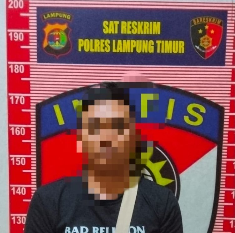 Berdalih Pinjam Motor Dan Tak Kunjung Dipulangkan, Seorang Pria Ditangkap Polres Lampung Timur