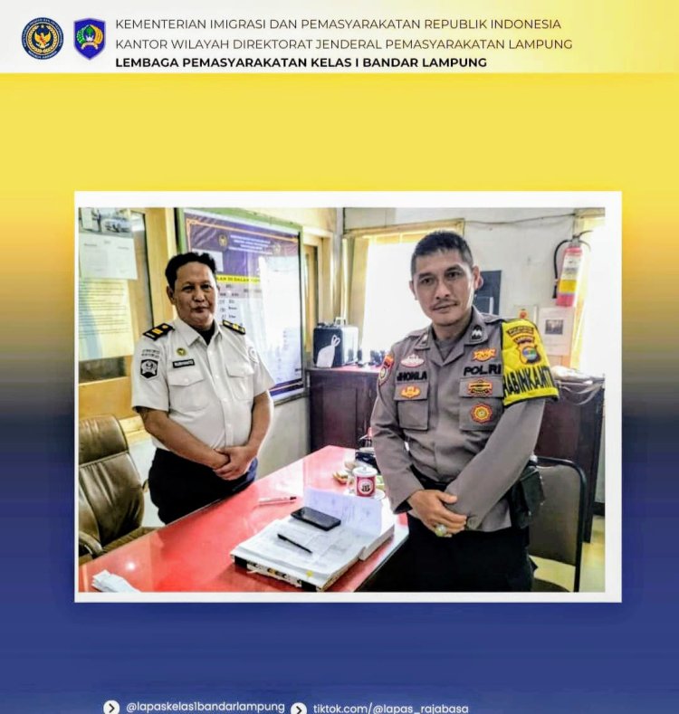 Perkuat Pengamanan Akhir Pekan, TNI-Polri Siaga di Titik Strategis Lapas Kelas I Bandar Lampung
