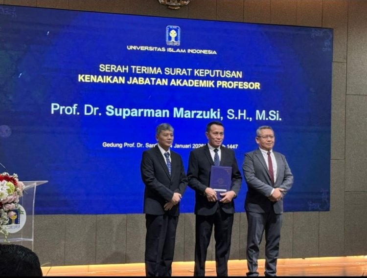 Putra Sukau Raih Gelar Propesor di UII, Prestasi Nasional Suksesi Putra Daerah