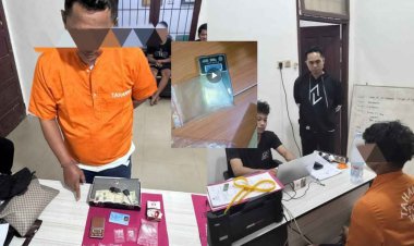 Sembunyikan Sabu di Brankas dan Mobil, Pengedar Narkoba Diringkus Polsek Tambang