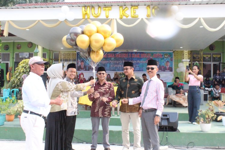 SMAN 3 Siak Hulu Rayakan Milad ke-10, Ormas LCI Hadir Memenuhi Undangan