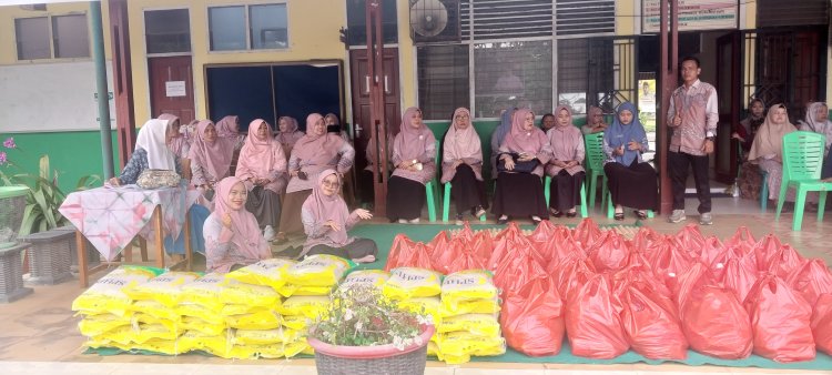 SMAN 1 Siak Hulu Santuni 42 Anak Yatim Sambut Ramadhan 1447 H