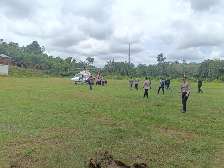 Pastikan Pembangunan Berjalan Lancar, Kapolda Riau Tinjau Proyek Jembatan di Desa Lubuk Agung Kampar