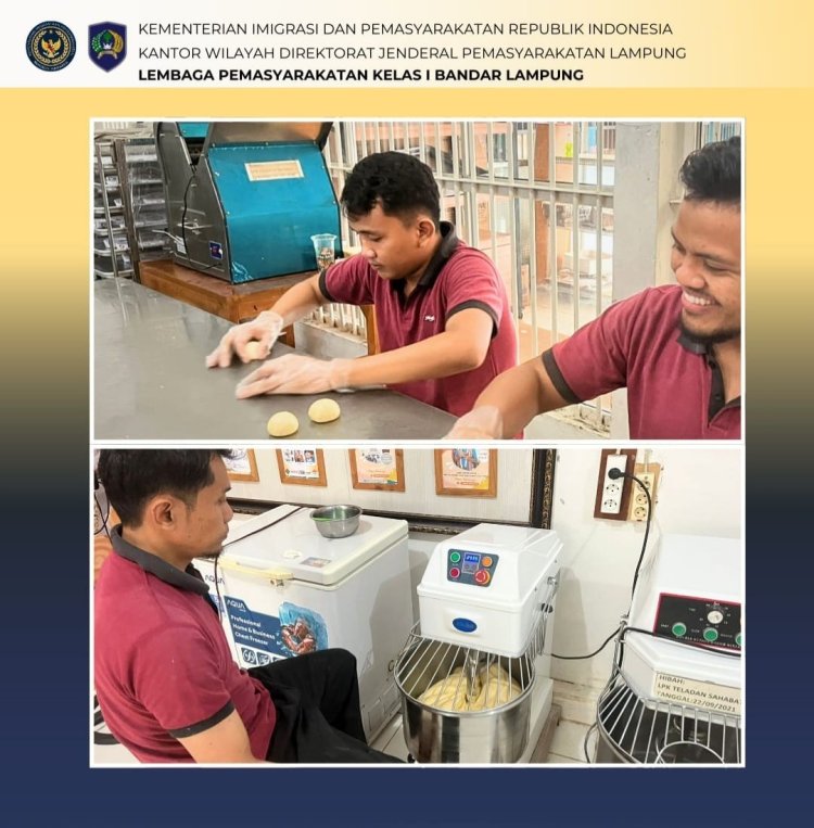 Puasa Tak Surutkan Semangat Berkarya, Roti Raja Bakery Warga Binaan Jadi Menu Berbuka dan Pemasok Tetap MBG