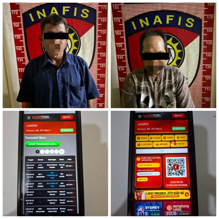 Polres Lampung Timur Ungkap Kasus Perjudian Online Toto Gelap (Togel)