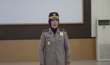 Polres Lampung Timur Gelar Upacara Kenaikan Pangkat Pengabdian
