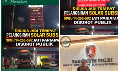 Oknum Brimob Padang Sarai Diduga Backingi Penyalahgunaan BBM Subsidi di SPBU Jati Kota Pariaman