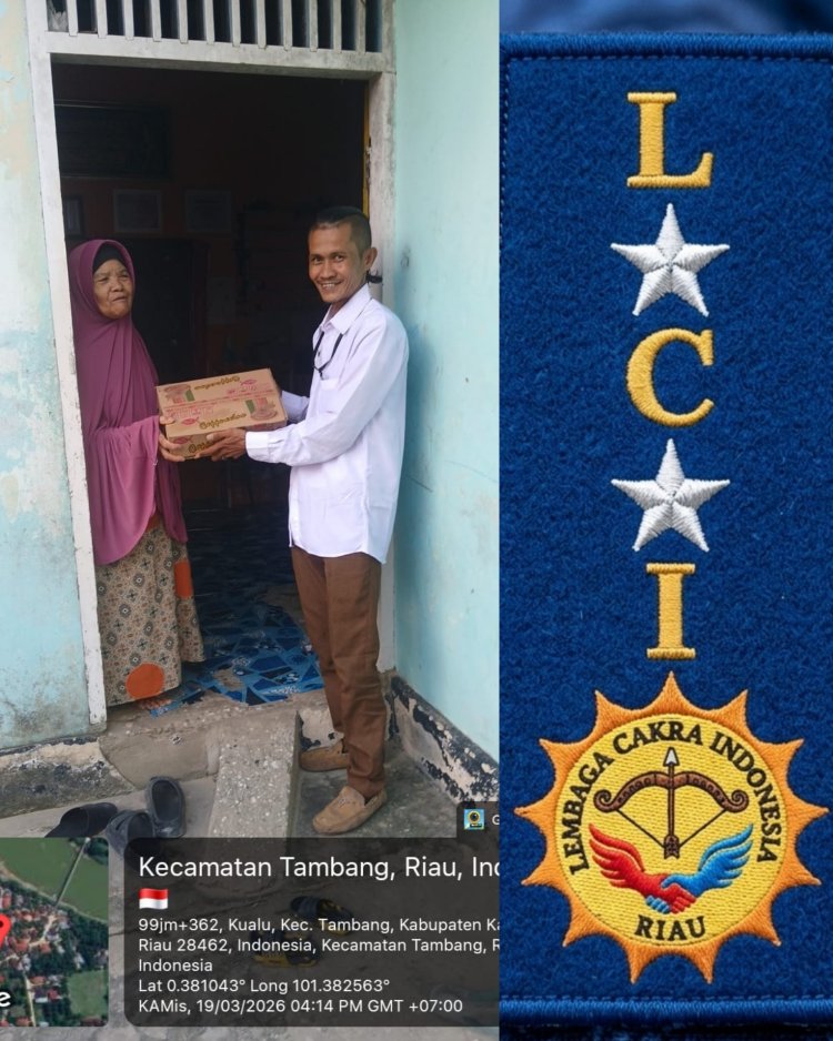 LCI Apresiasi Aksi Sosial Harius, Jurnalis Garda SC yang Turun Langsung Santuni Yatim dan Dhuafa di Desa Kualu