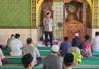 Green Harkamtibmas Siak Hulu: Kapolsek Sampaikan Himbauan Kamtibmas kepada Jemaah Masjid Al Huda Pangkalan Baru