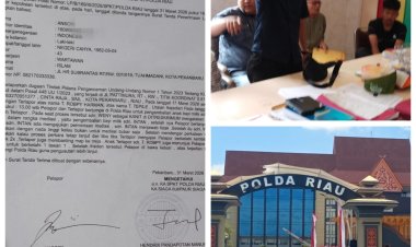 Seorang Wartawan Lapor Dugaan Pengancaman dan Tantangan Berkelahi di Polda Riau