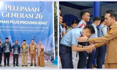 185 Siswa SMA Negeri Plus Riau Generasi XXVI Resmi Dilepas, Pemprov Dorong Masuk Program Sekolah Unggul Garuda Transformasi