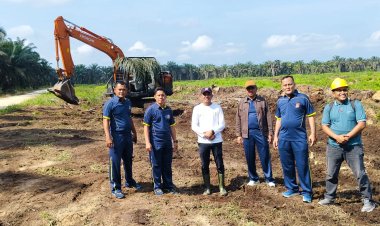 Dukung Ketahanan Pangan, Kapolsek Siak Hulu Tinjau Lahan 10 Hektare Rencana Tanam Jagung Pipil Koppsa M