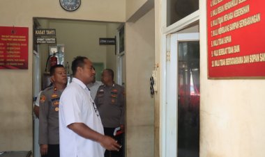 Dir Tahti Polda Lampung Laksanakan Pengecekan Tahanan dan Supervisi di Polres Lampung Timur