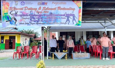 SMPN 1 Siak Hulu Jadi Tuan Rumah Pembukaan O2SN 2026 Tingkat SMP/MTs Se-Kecamatan Siak Hulu