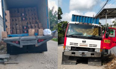Diduga Langgar AMDAL, Jarak Bangunan, dan Gunakan Badan Jalan Desa untuk Bongkar Muat, Gudang Mahakam Supermarket Pertanian Pasir Putih Disorot