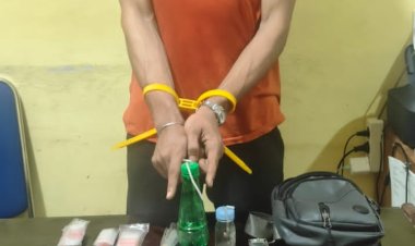 Pengedar Narkoba Diringkus di Dalam Rumah, Dua Rekan Berhasil Kabur — Polsek Siak Hulu Sita 10,59 Gram Sabu
